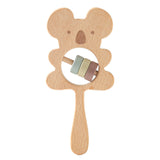 Baby Hand Grasp Rattles DIY Soothing Wooden Toys