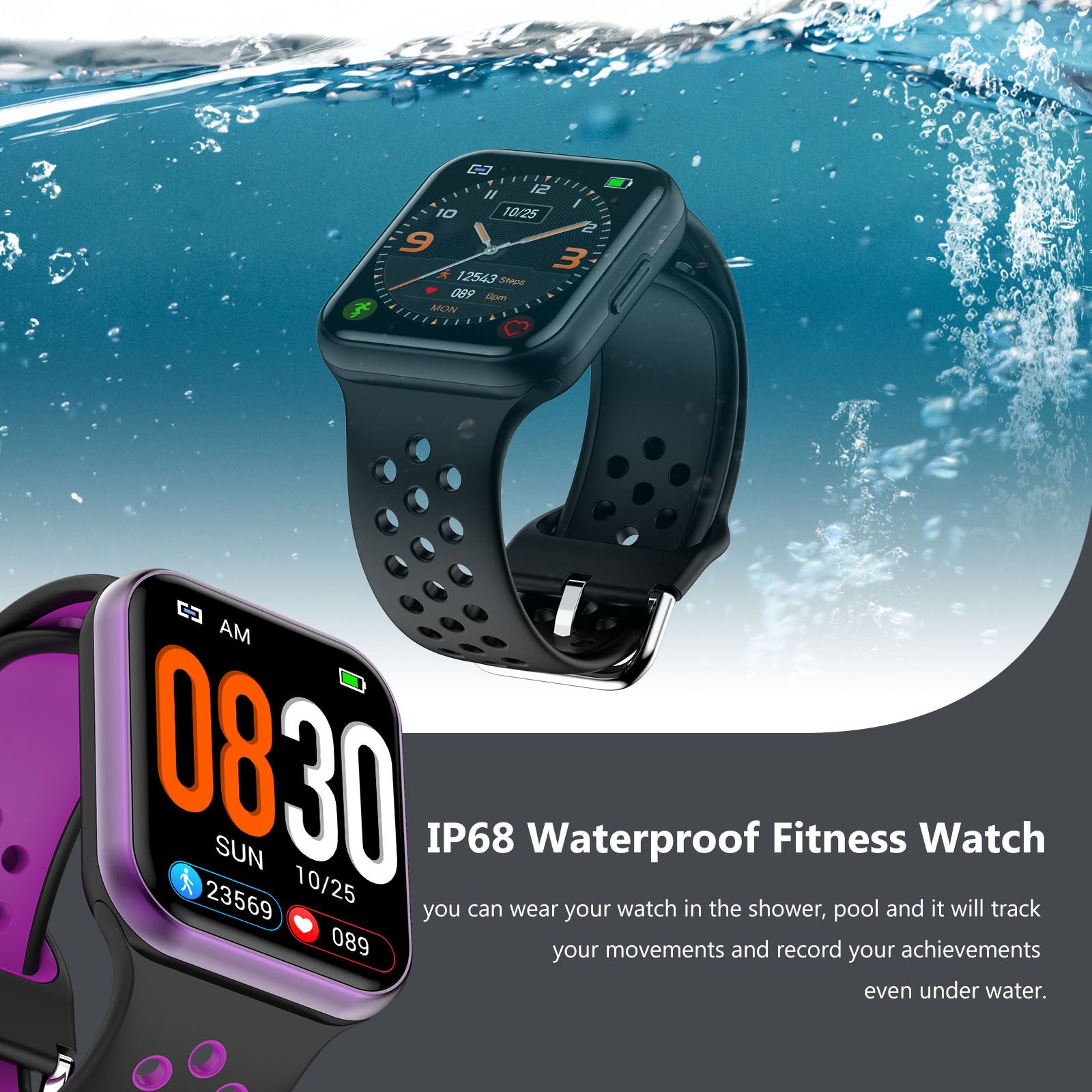 S226 Smart Watch - Heart rate monitoring, sleep tracking, multi-sport mode, health management watch