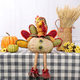 Retractable Thanksgiving Turkey Doll Decoration-2