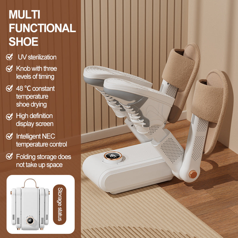 New portable foldable shoe dryer  constant temperature intelligent dehumidification and deodorization dryer