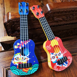 Guochao Lion Dance Ukulele Musik Aufklärungsinstrument Kinder kleines Gitarrenmodell Spielzeug