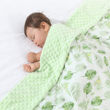Cartoon Baby Soothing Pea Blanket Dual Sided Soft Nursery Stroller Blanket-1