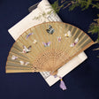 Su Embroidery Folding Fan Orchid & Butterfly Chinese Style Gift-2