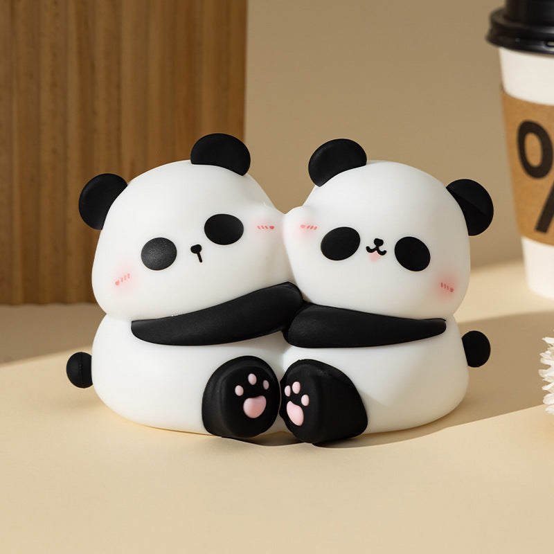 Panda Night Light – Soft Silicone LED Lamp for Kids' Bedroom