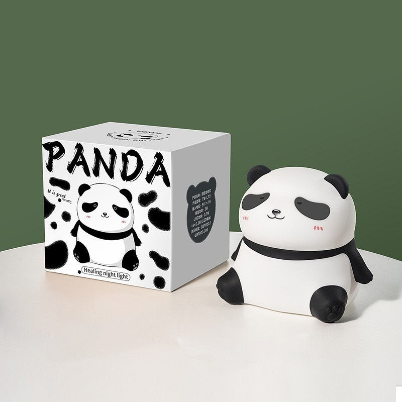 Panda Night Light – Soft Silicone LED Lamp for Kids' Bedroom