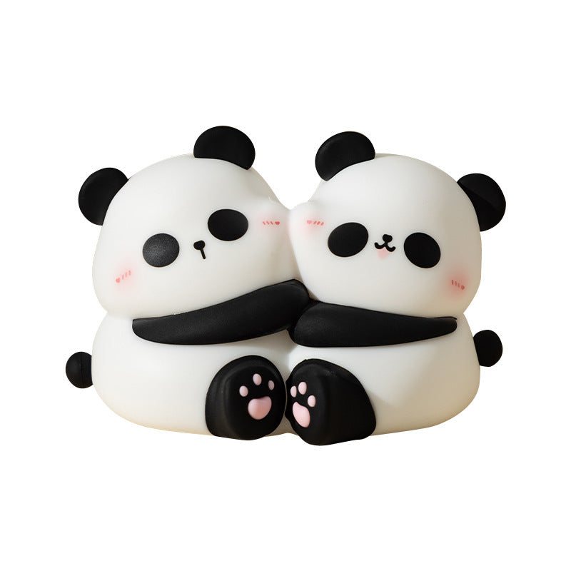 Panda Hug Small Night Light Desktop Decoration LED Night Lamp-6