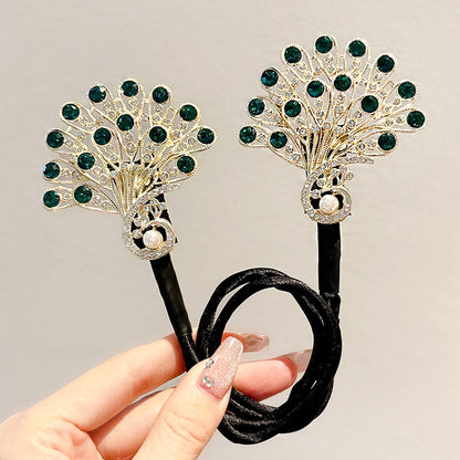 Peacock Tail Hairpin Hair accessories-4