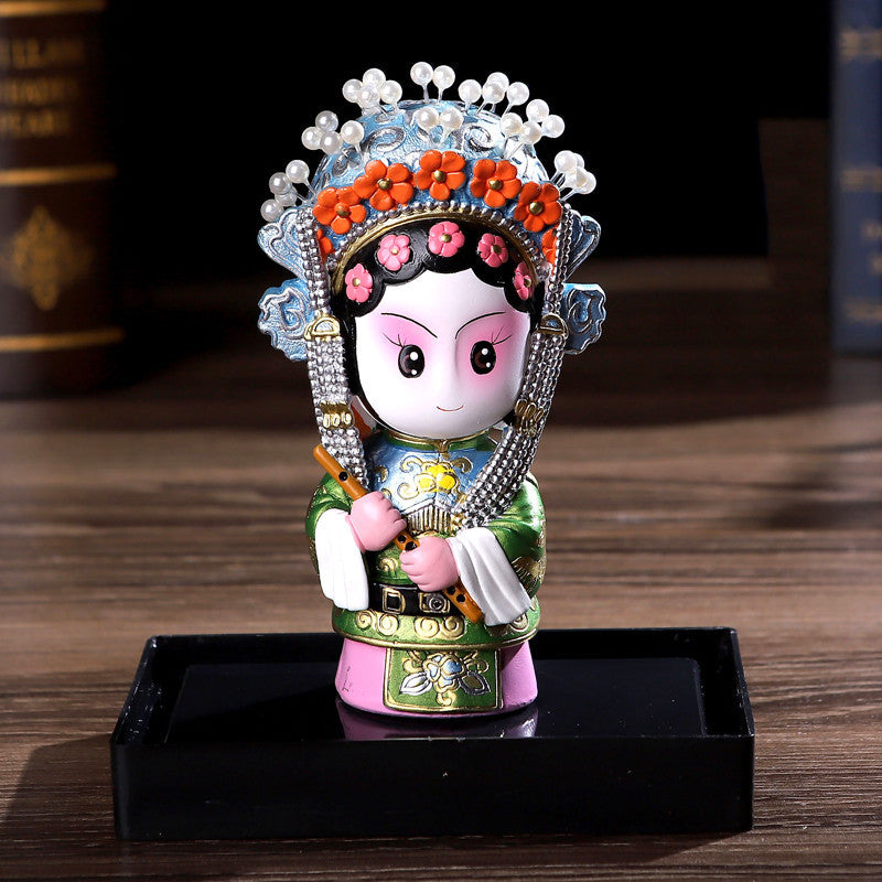 Peking Opera Mask Character Ornaments Home Accessories-14
