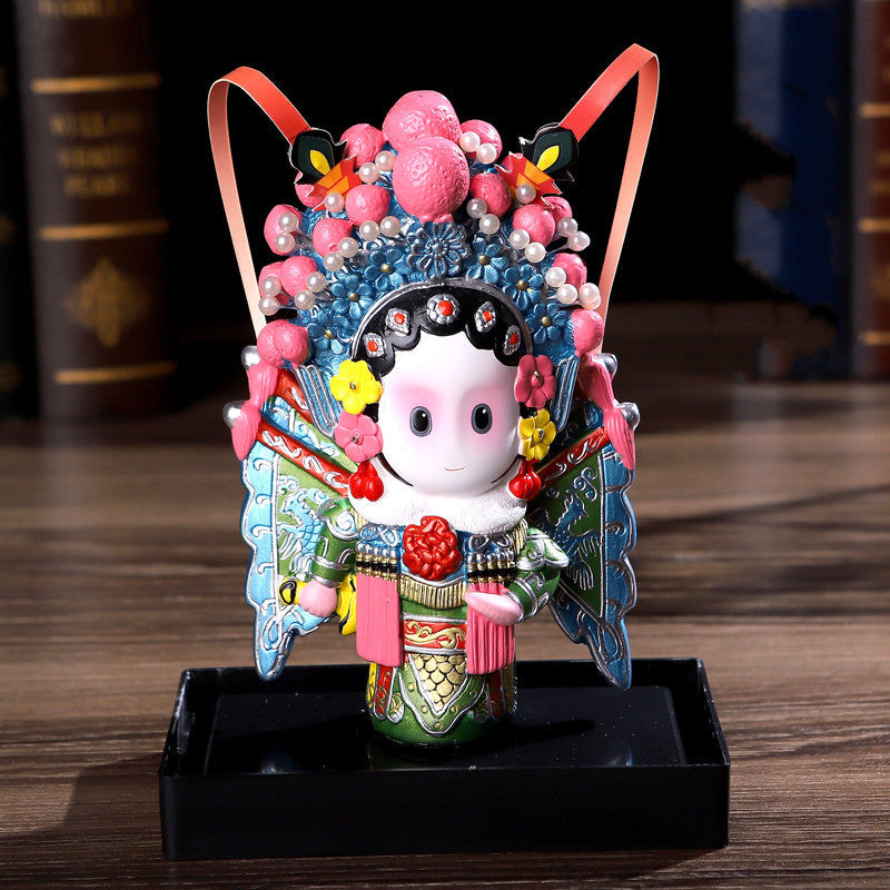 Peking Opera Mask Character Ornaments Home Accessories-3
