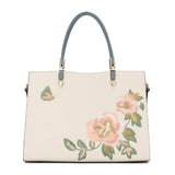 Peony Butterfly Fashion Embroidery Bag-5