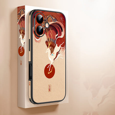Phoenix Rides the Sky Apple iPhone 16 Mobile Phone Case-3