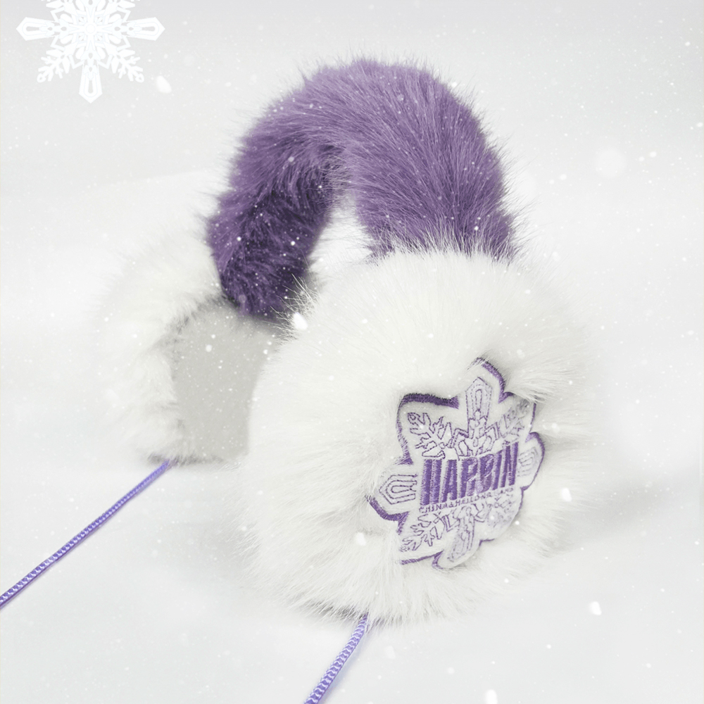 Purple Limited Edition Ice and Snow Winter Earmuffs-1