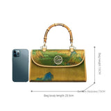 Retro Silk Bamboo Tassel Handbag-7