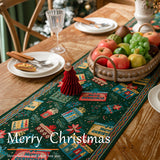 Christmas Decoration Table Runner – Festive Decoration for Holiday Dining & Living Room