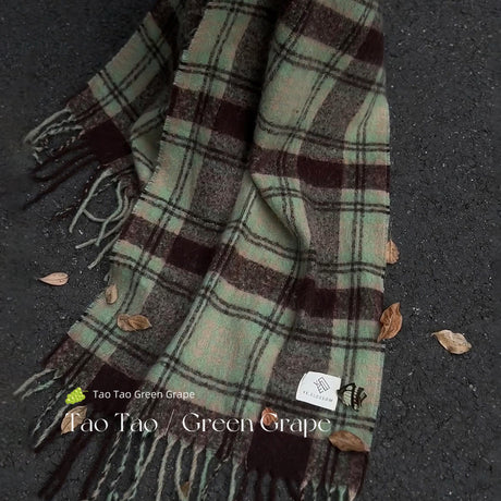 2026 Christmas Scarf Cozy Korean Style Winter Shawl Gift