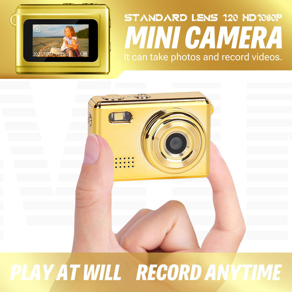Mini HD Compact Camera Portable Gift for Teens or Travelers
