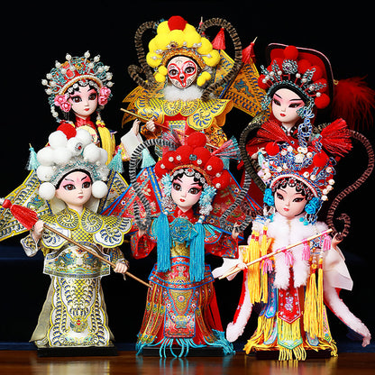 Silk Figurine Peking Opera Characters Souvenir Ornaments-1