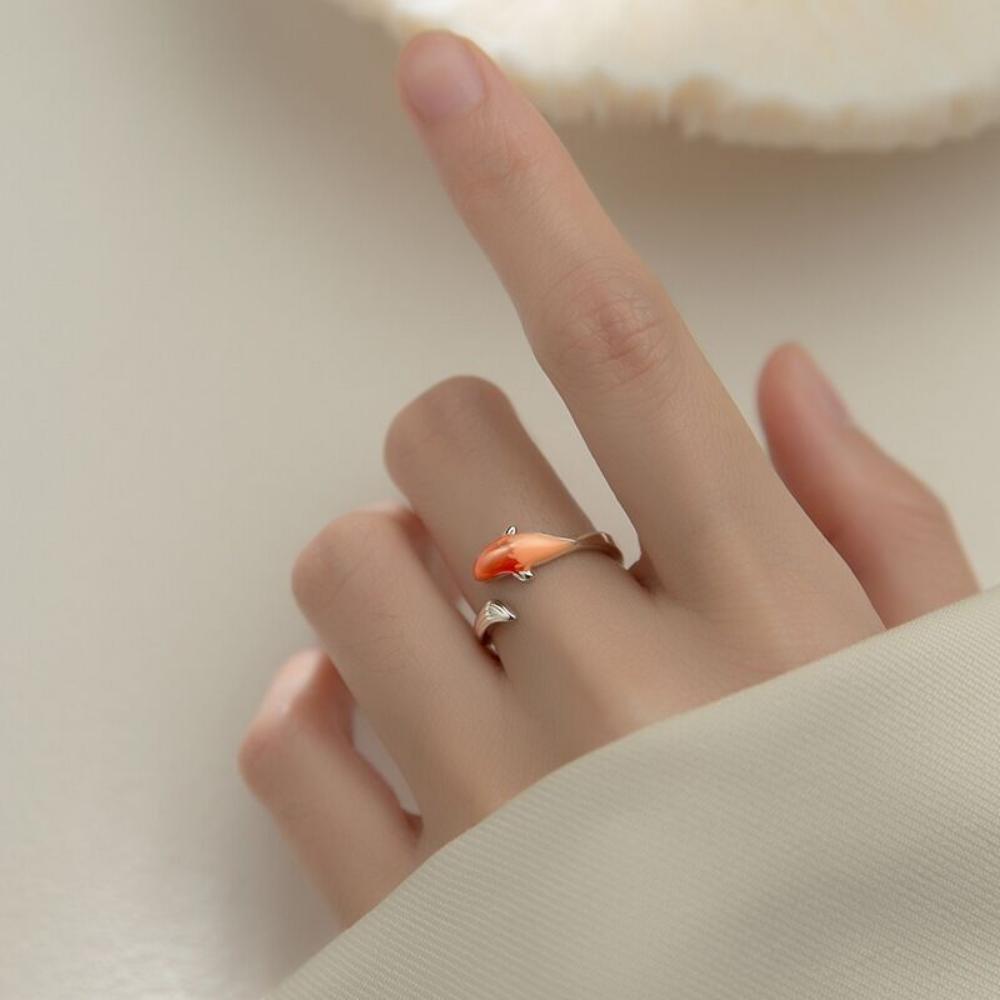 Simple Transit Koi Adjustable Opening Ring-4