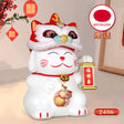 Solar Nodding Lucky Cat Car Decoration Ornament-1
