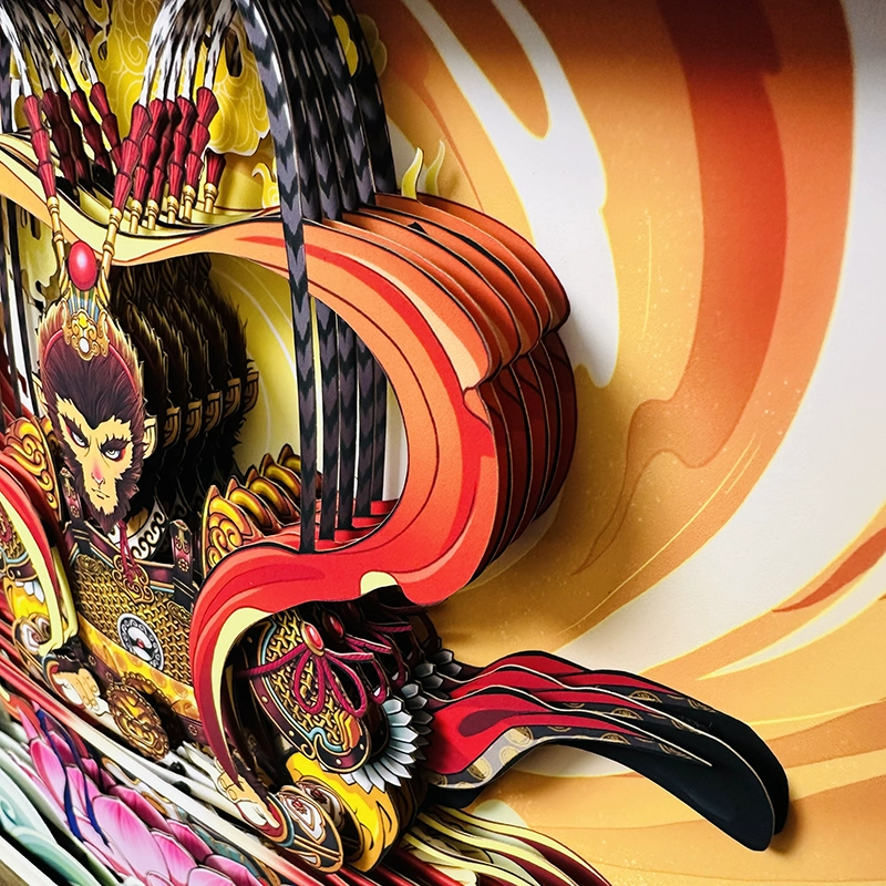 Sun Wukong Characteristic Paper Cut Crafts Ornament-6