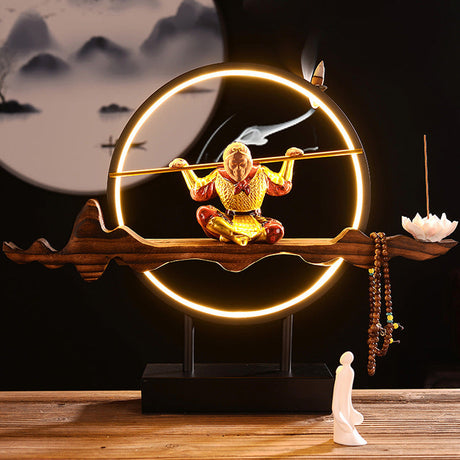 Wukong Zen Incense Seat Decoration-4