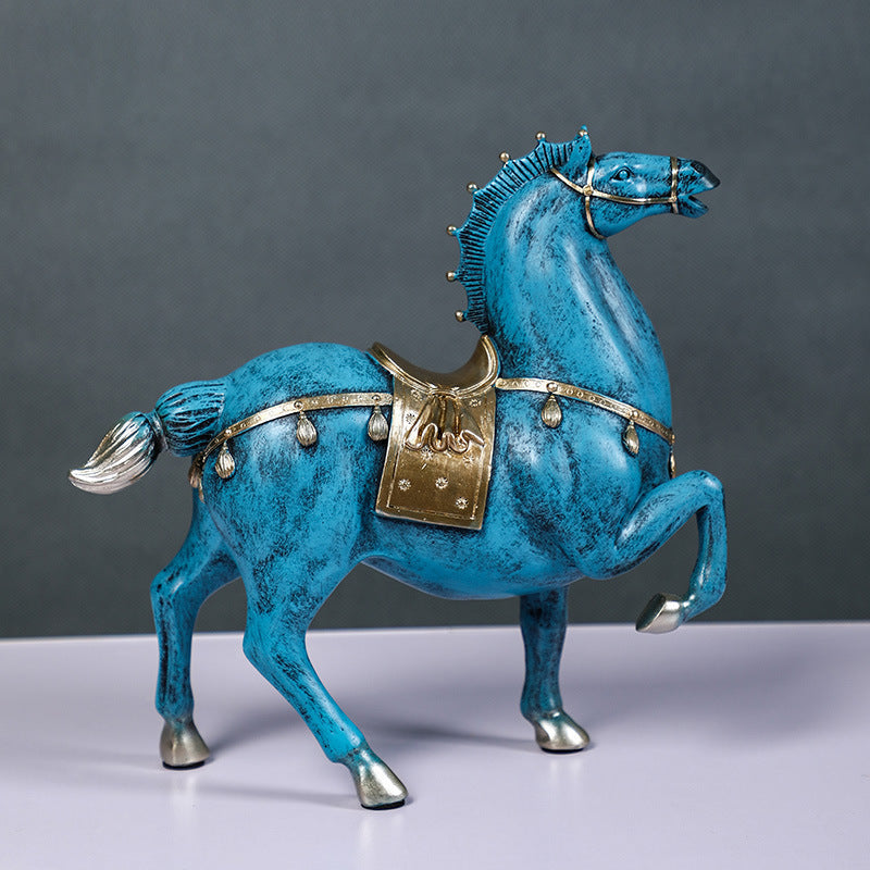 Terracotta Warriors Series Golden Arms and Iron Horses Home Decoration-4