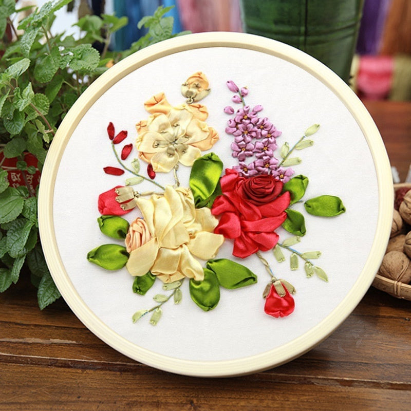 Three-dimensional Floral Embroidery Material Package-6