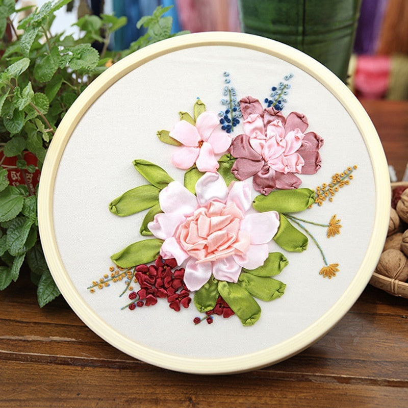 Three-dimensional Floral Embroidery Material Package-9