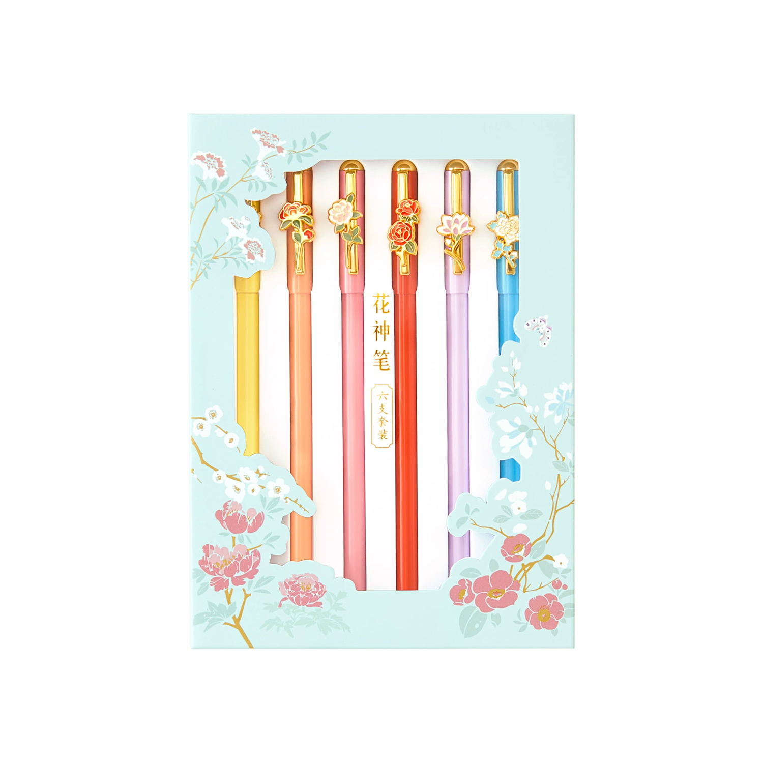 Twelve Flower Gods Gel Pens: Writing Tools Infused with Oriental Style-17