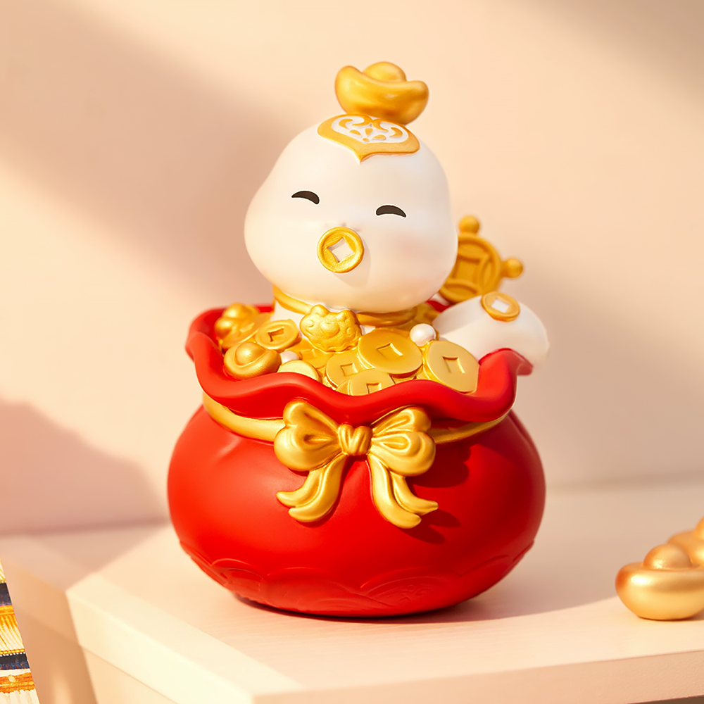 Year of the Snake Cute Snake Piggy Bank Ornament Chinese New Year Gifts-1