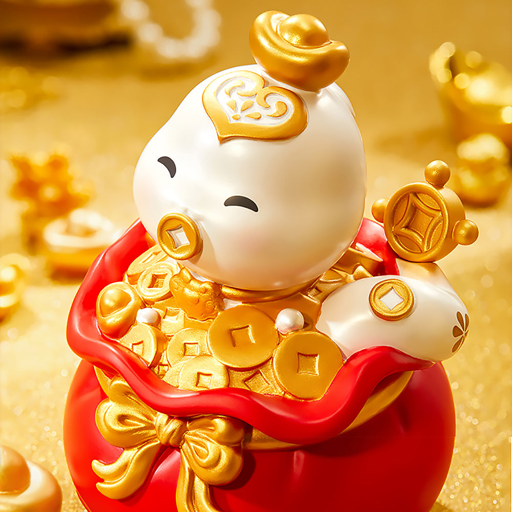 Year of the Snake Cute Snake Piggy Bank Ornament Chinese New Year Gifts-3