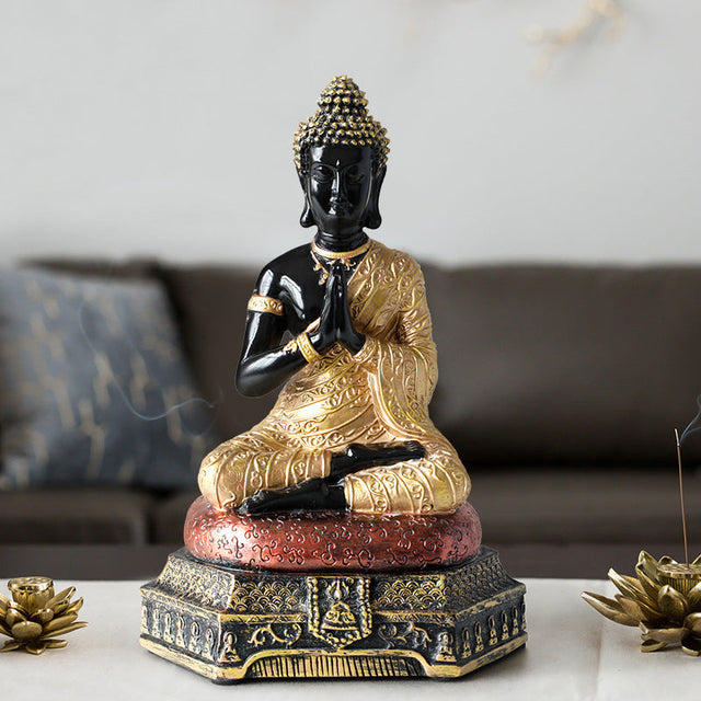 Zen Peace Buddha Statue Feng Shui Ornaments-1