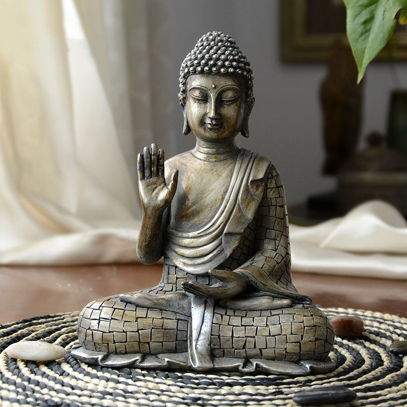 Zen Peace Buddha Statue Feng Shui Ornaments-2