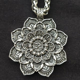 Viking Tibetan Spirit Necklace Tibetan Mandala Pendant Necklace