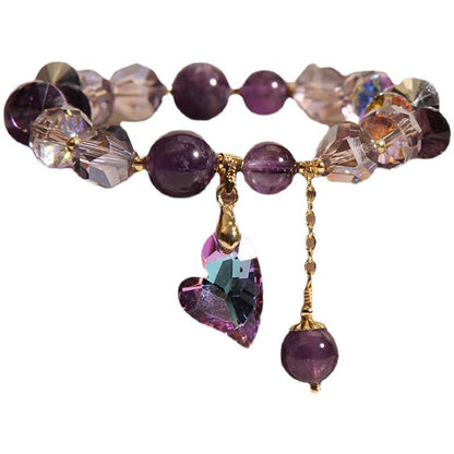 Natural Amethyste neues chinesisches Armband Liebesjuwel