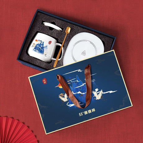Thermostatische Geschenk Keramik Becher Geschenkbox Set