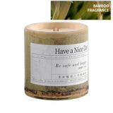 Indoor Bamboo Cup Scented Candle Valentine's Day Ambiance Gift-17