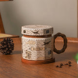 Creative Retro Ceramic Mug Light Luxury Gift