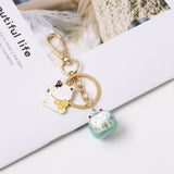 Cute Lucky Cat Car Keychain with Good Meaning-6