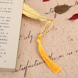 Student Gift Chinese Style Tassel Feather Bookmark