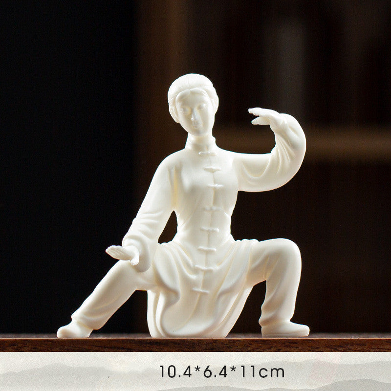 New Chinese Zen White Porcelain Ceramic Decorations