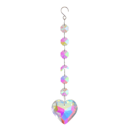 Artificial Crystal Octagon Bead Pendant