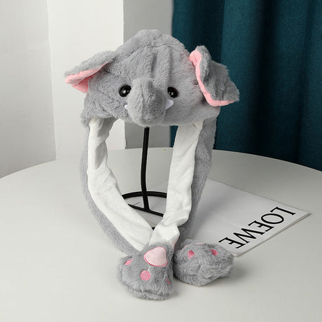 Cute Gift Animal Hat with Moving Ears-11