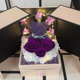 Creative Rose Eternal Flower Jewelry Box