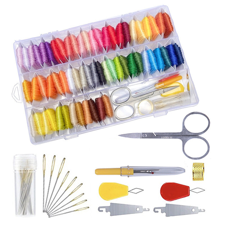 Dual Size Optional Embroidery Floss Tool Cross Stitch Floss Set-1