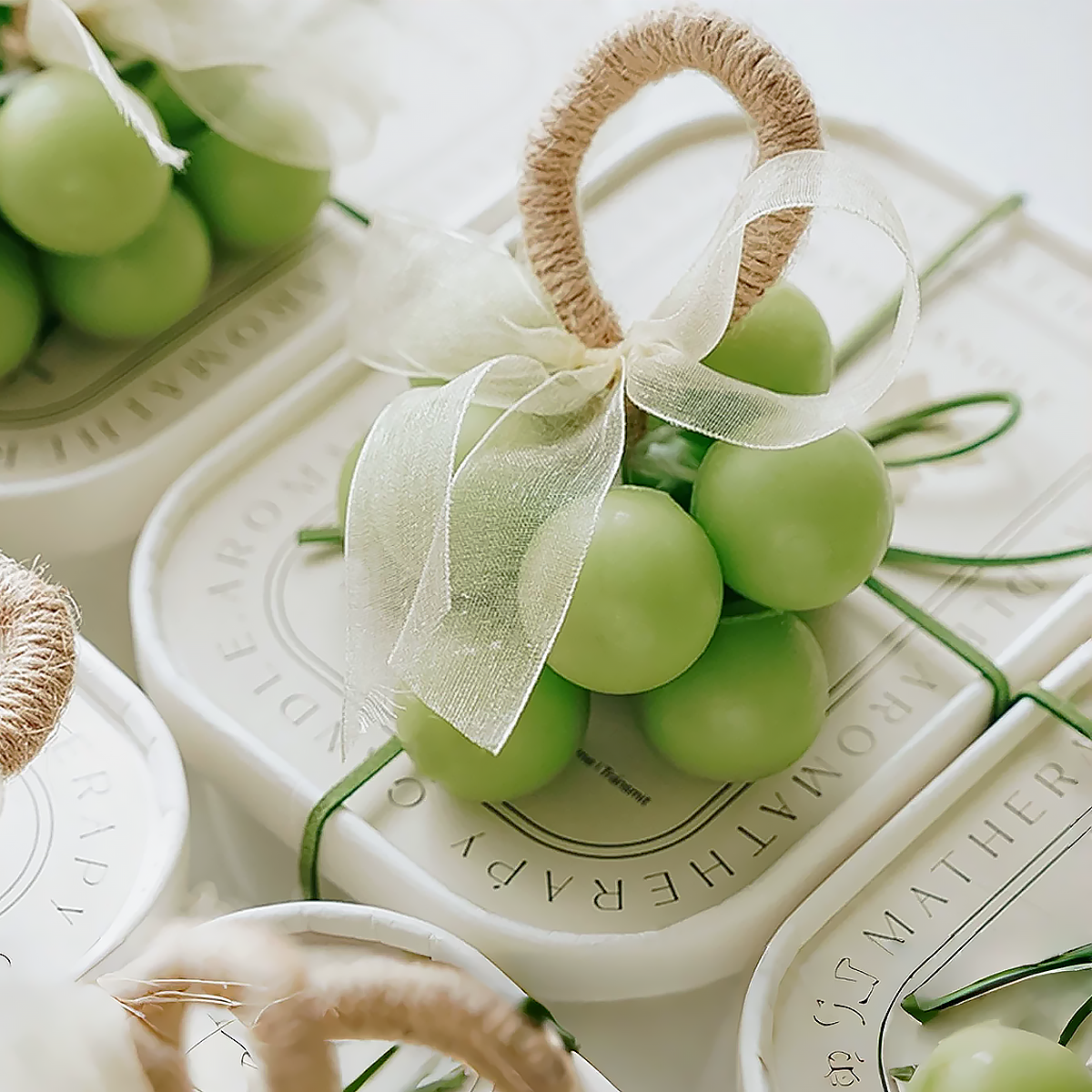 Grape Bundle Hanging Candle Fruit Decorative Candle Gift-3