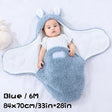 Warm Baby Swaddle Blanket Plush Newborn Sleep Sack-5