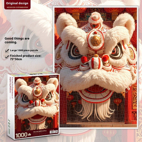 Nationales Puzzle Chinesische Stil hoher Schwierigkeitsgrad Dekompression Hand-Assembled Gift Box Großhandel