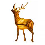 Wooden Animal DIY Lamp Rechargeable Ambient Night Light-5