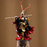 Wukong Ceramic Ornament – Vibrant Red Underglaze Art for Home